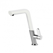 Смеситель для кухни Gessi Incline однорычажный белый/хром 50005#379