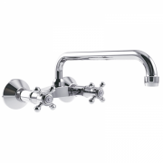 Смеситель для кухни GRB Cocinas 1866 двухвентильный настенный хром 80950800