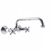 Смеситель для кухни GRB Cocinas 1866 двухвентильный настенный хром 80930800