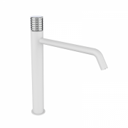 Змішувач для раковини GRB Aura XXL одновентільний з донним клапаном білий 75552751