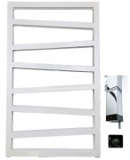 Електрична рушникосушка Terma ZigZag 830х500 мм сталь білий WLZIG083050/9016/ONE