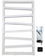 Электрический полотенцесушитель Terma ZigZag 830х500 мм сталь белый WLZIG083050/9016/ONE