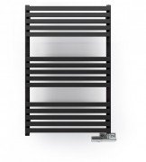Полотенцесушитель водяний Terma Quadrus Slim 600х870 мм сталь чорний матовий WGQUS087060/SX/9005