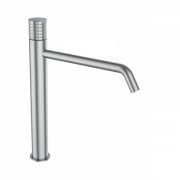 Смеситель для раковины GRB Aura XXL одновентильный с донным клапаном нержавеющая сталь 75513753