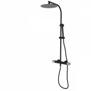 Душевая система GRB Aura с двухвентильным смесителем черный 75499752