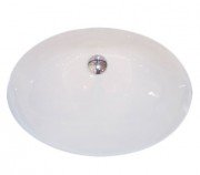 Раковина для ванної Devit Ovale монтаж під стільницю 57х41.5 см санфаянс білий 1611136