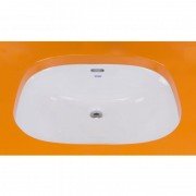 Раковина для ванной Devit Quadra монтаж под столешницу 55.5х45 см санфаянс белый 1610132