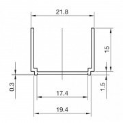 Удлинительный профиль Roca Town PI4400056