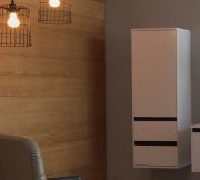 Пенал для ванной Kolpa-san Pandora 1301 45х130 см ДСП белый 514270