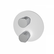 Змішувач для душа GRB Aura прихованого монтажу двухвентильний білий 75145751