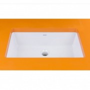 Раковина для ванної Devit Quadra монтаж під стільницю 55х35.5см санфаянс білий 1611132