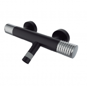 Смеситель для ванной GRB Aura термостатический черный 75210752