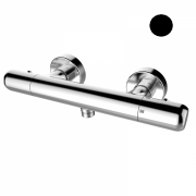 Змішувач для душа GRB E-Plus настінний термостатичний чорний 35310320