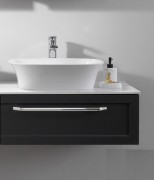 Тумба под раковину Kolpa San Blanche OB 75 подвесная ДСП с 3D пленкой антрацит 561530