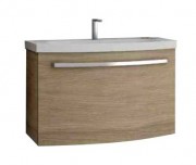 Тумба с раковиной Kolpa-san Adele OUA 110 111х50 см ДСП с 3D пленкой сатин дуб 528700