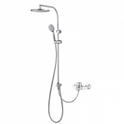 Душова стійка для ванни GRB E-Plus з виливом і змішувачем хром 35452350