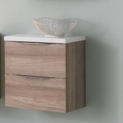 Шкафчик для ванной Kolpa-san Tara OT 45 подвесной 45.6х48 см ДСП с 3D пленкой сатин дуб 510750