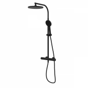 Душевая стойка для душа GRB E-Plus фиксированная со смесителем черный 35499320