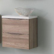 Шафка для ванної Kolpa-san Tara OT 45 підвісна 45.6х48 см ДСП з 3D плівкою сатин дуб 510750