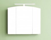 Дзеркальна шафа Kolpa-san Iman TOI 100 підвісна 65х100 см з підсвічуванням ДСП антрацит 536740