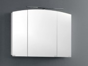 Зеркальный шкаф Kolpa-san Iman TOI 80 подвесной 65х80 см с подсветкой ДСП белый 536750