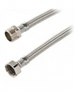 Шланг для води Luxor 1/2Вх1/2Н 2500 мм нержавіюча сталь/нікель FGAATF2500LAGRL