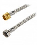 Шланг для воды Luxor 1/2Вх1/2Н 300 мм нержавеющая сталь/бронза/никель CGABAF0300LAGRL