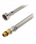 Шланг для води Luxor 1/2ВхМ10 2000 мм нержавіюча сталь/бронза CGAL2F2000LAGRL