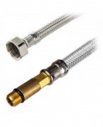 Шланг для води Luxor 1/2ВхМ10 600 мм нержавіюча сталь/нікель CGATEF0600LAGRL