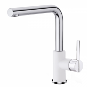 Смеситель для кухни GRB Cocinas однорычажный хром/белый 990801
