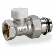 Кран радиаторный Luxor отсекающий проходной 1/2