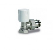 Кран радиаторный Luxor с ручной регулировкой угловой 1/2