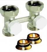 Вузол нижнього підключення Luxor прохідний 3/4х3/4 + клапана 13472702+69190000