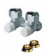 Вузол нижнього підключення Luxor кутовий 3/4х3/4 + клапана 13472701+69190000