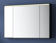 Зеркальный шкаф Kolpa-san Donna TOD 100 подвесной 100х69 см МДФ черный 528870