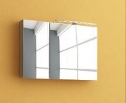 Дзеркальна шафа Kolpa-san Jolie TOJ 90 підвісна 90х62 см ДСП антрацит 530560