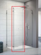 Душевая дверь Radaway Arta KDS II Door C 628 левая хром прозрачное стекло 386522-03-01L