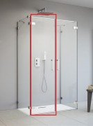 Душевая дверь Radaway Arta DWD+2S Door C 50 левая хром прозрачное стекло 386052-03-01L