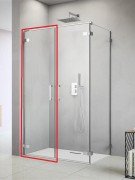 Душові двері Radaway Arta DWD + S Door W 50 ліва хром прозоре скло 386182-03-01L