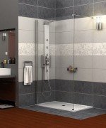 Стінка душова фронтальна Radaway Walk-in Modo II 1100 хром прозоре скло 352114-01-01N