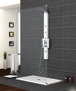 Стенка душевая фронтальная Radaway Walk-in Modo I 160 хром прозрачное стекло 351164-01-01N