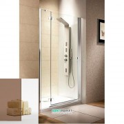 Душевая дверь Radaway Fuenta DWJ 80 левая хром/коричневое стекло 381012-08NL