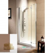 Душові двері Radaway Fuenta DWJ 90 права хром / коричневе скло 381013-08NR