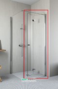 Душові двері Radaway Essenza New KDJ B 100 права хром / прозоре скло 385083-01-01R