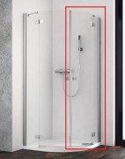 Душові двері Radaway Essenza New PDD 100 права хром / прозоре скло 385003-01-01R