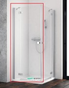 Душевая дверь Radaway Essenza New KDD 100 левая хром/прозрачное стекло 385062-01-01L