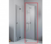 Душові двері Radaway Essenza New KDD-B 80 права без порога хром / прозоре скло 385070-01-01RB