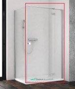 Душові двері Radaway Essenza New KDJ 120 права хром / прозоре скло 385042-01-01R