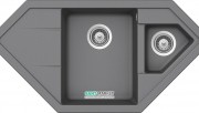Мойка для кухни Teka Astral 80 Е-TG врезная 2 чаши серый металлик 88935
