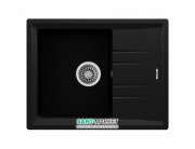 Мойка для кухни Teka Stone 45 B-TG 1B 1D врезная 1 чаша черный металлик 115330045